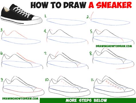 shoe drawing for beginners